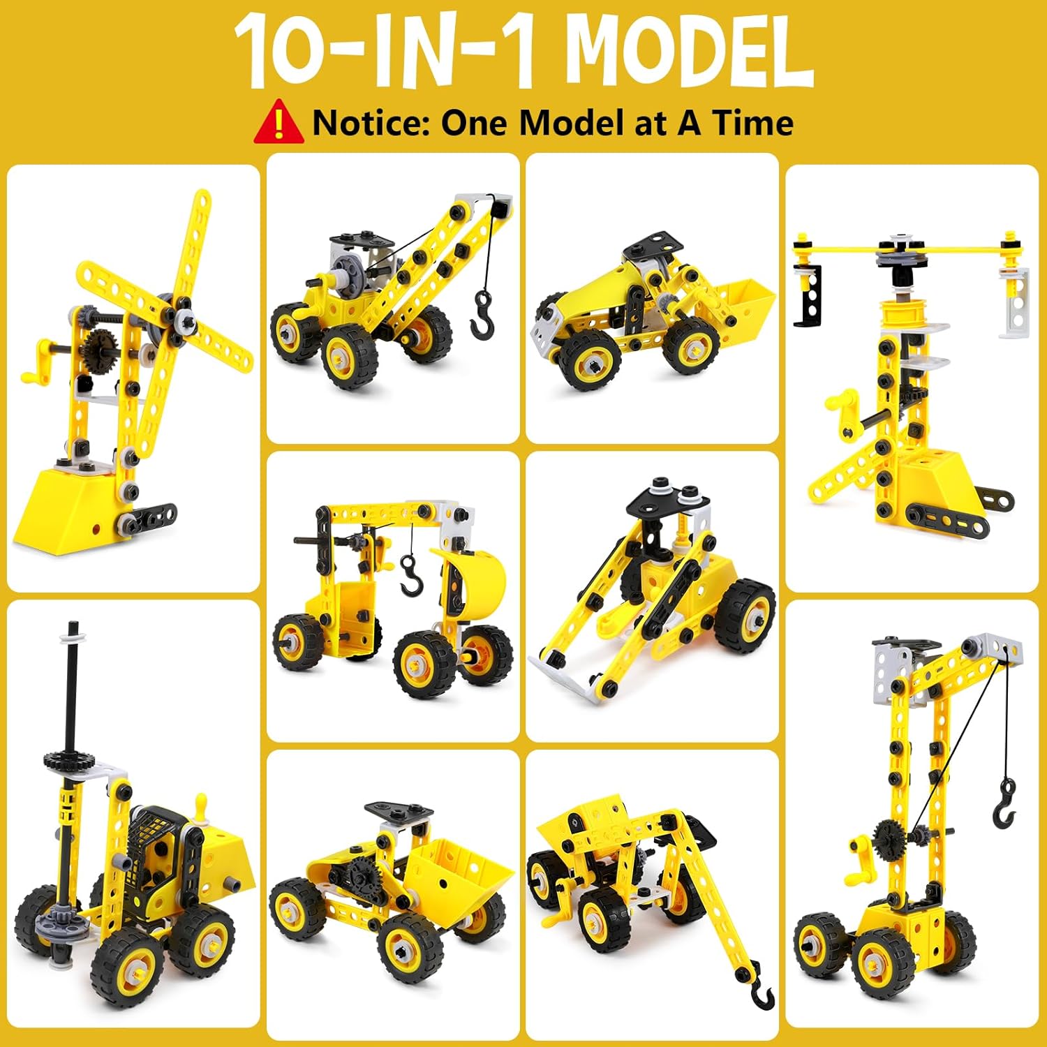 Excavator Construction STEM Kit