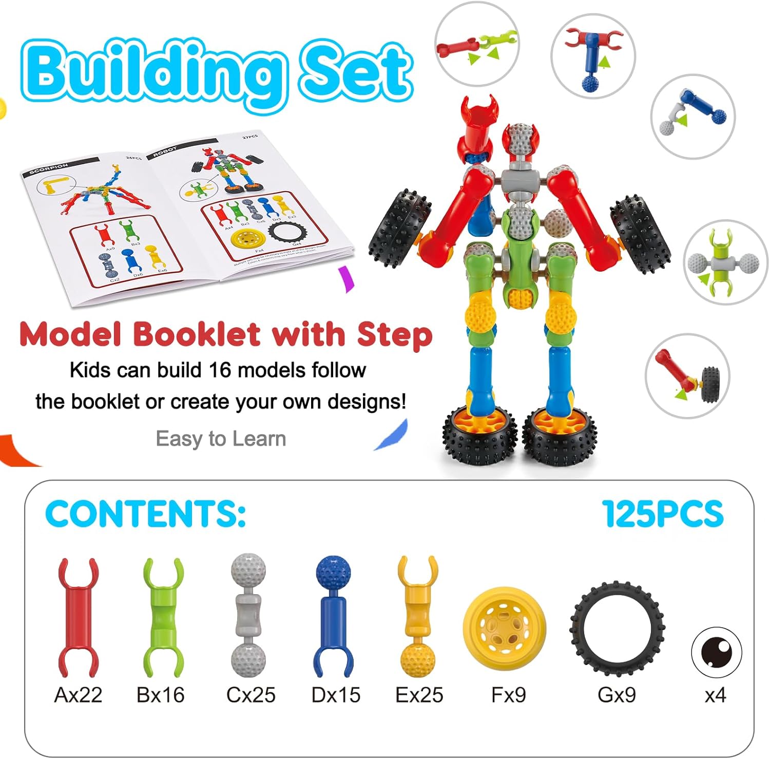 Stem Building Blocks For Pre- Schoolers