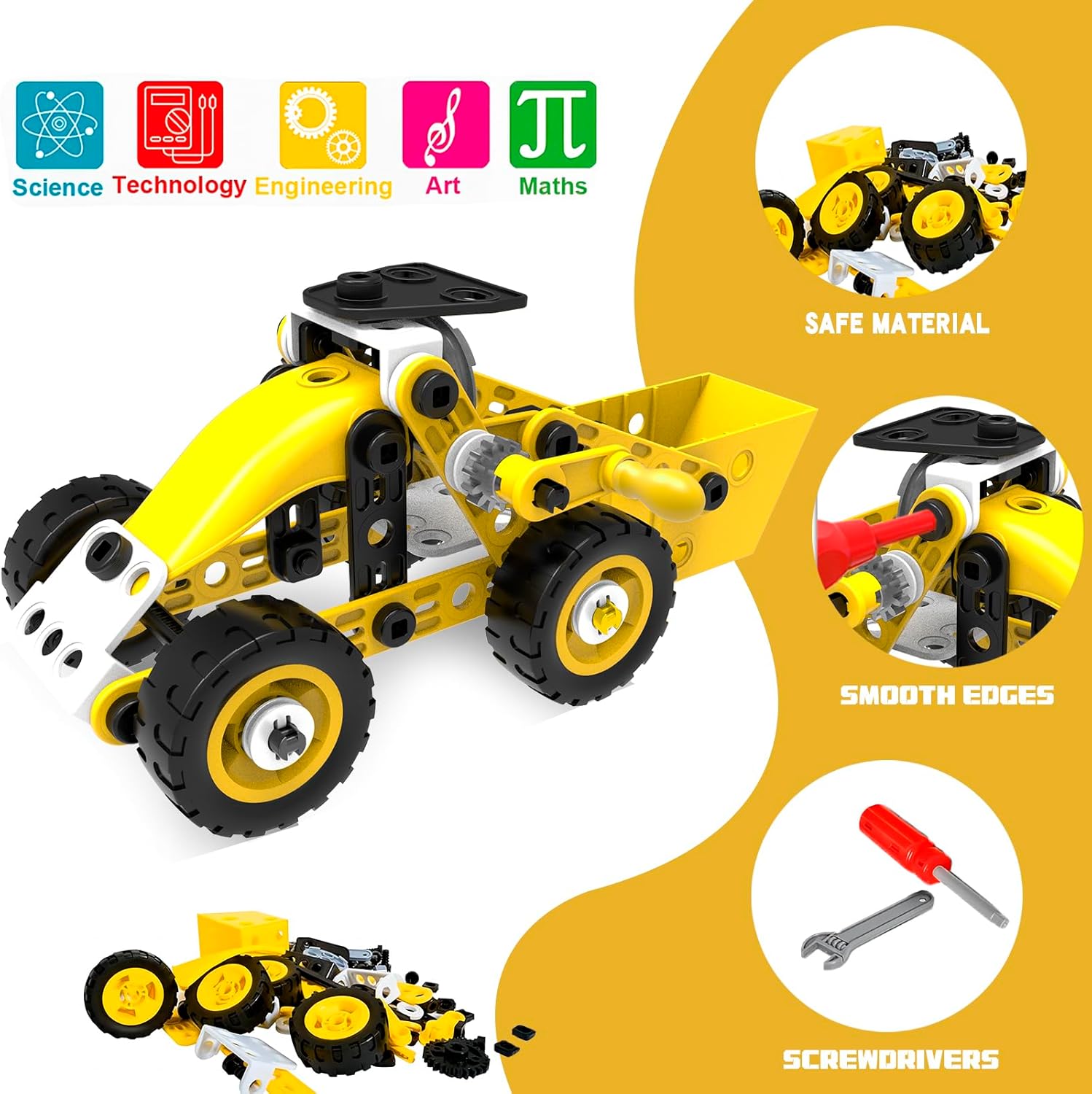 Excavator Construction STEM Kit